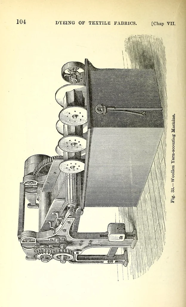 An illustration from The dyeing of textile fabrics, 1888, leaf 124