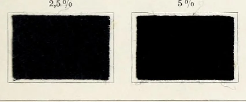 An illustration from The dyeing of unions : with the dyestuffs of Leopold Cassella & Co., G.m.b.H., Frankfort o.M, 1906, leaf 33