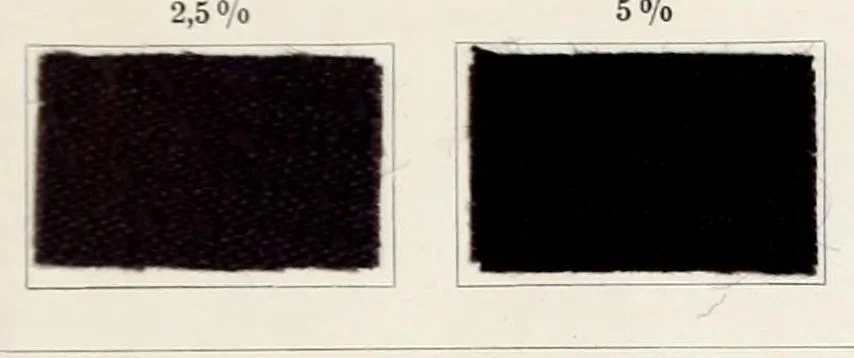 An illustration from The dyeing of unions : with the dyestuffs of Leopold Cassella & Co., G.m.b.H., Frankfort o.M, 1906, leaf 41