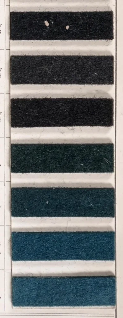 An illustration from Dyeings fast to milling of anthracene chrome and anthracene chromate colours on loose wool, 1900, leaf 13