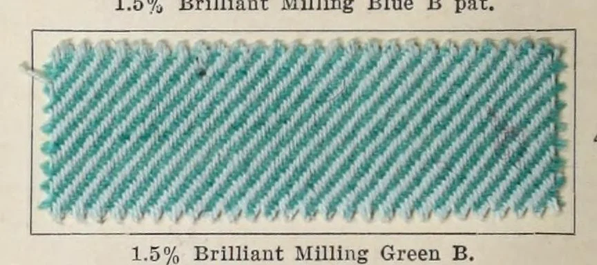 An illustration from Dyeings on union shoddy cloth, 1900, leaf 14