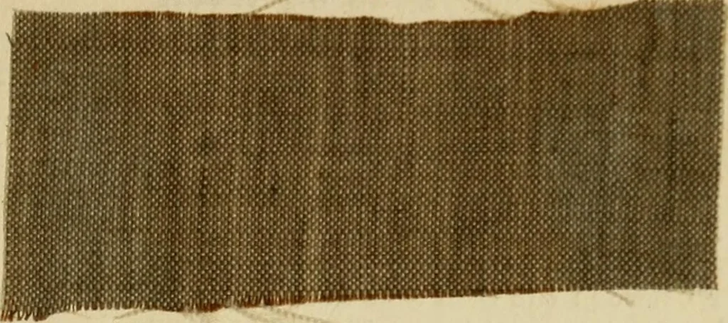 An illustration from The dyer's hand-book : containing about 200 valuable recipes for bleaching, dyeing, & finishing, on the most approved principle : with patterns dyed from white by the process given to each, 1875, leaf 35