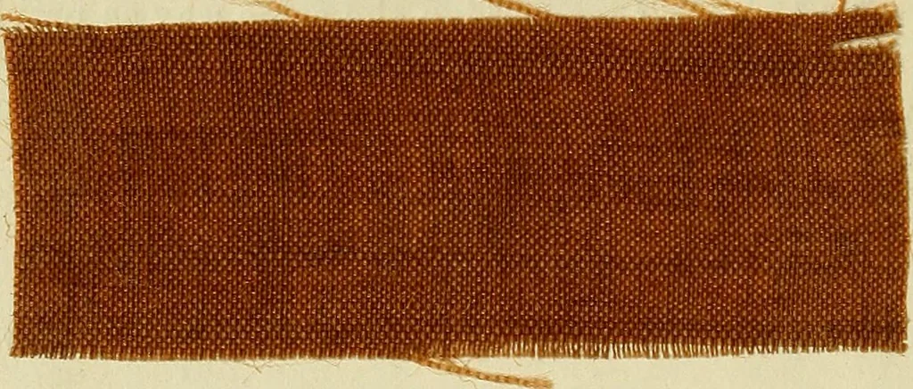 An illustration from The dyer's hand-book : containing about 200 valuable recipes for bleaching, dyeing, & finishing, on the most approved principle : with patterns dyed from white by the process given to each, 1875, leaf 40