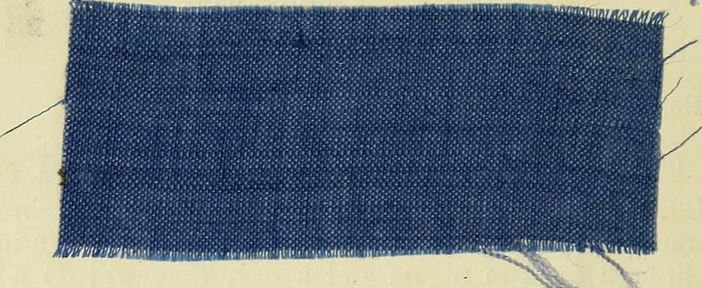An illustration from The dyer's hand-book : containing about 200 valuable recipes for bleaching, dyeing, & finishing, on the most approved principle : with patterns dyed from white by the process given to each, 1875, leaf 44
