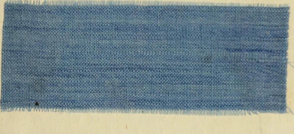 An illustration from The dyer's hand-book : containing about 200 valuable recipes for bleaching, dyeing, & finishing, on the most approved principle : with patterns dyed from white by the process given to each, 1875, leaf 45