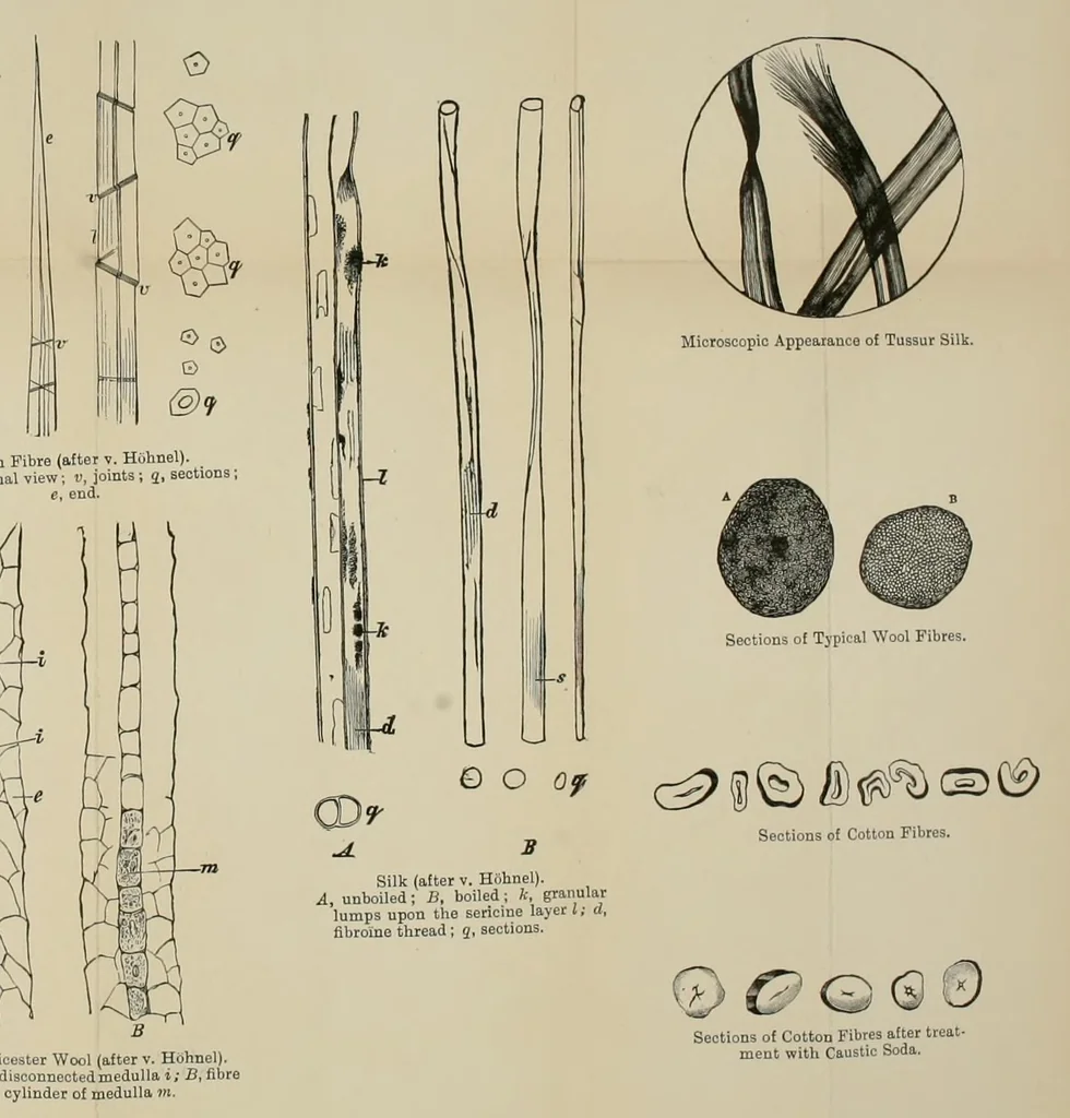 An illustration from Dyers' materials : an introduction to the examination, evaluation and application of the most important substances used in dyeing, printing, bleaching and finishing, 1901, leaf 171