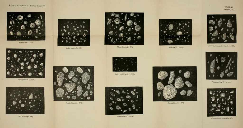 An illustration from Dyers' materials : an introduction to the examination, evaluation and application of the most important substances used in dyeing, printing, bleaching and finishing, 1901, leaf 173