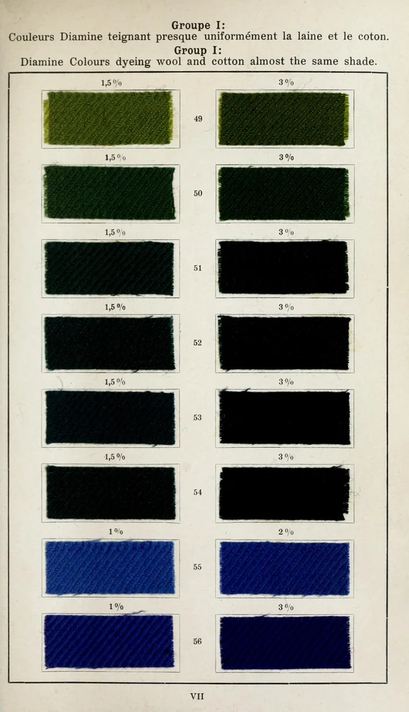 An illustration from Dyestuffs for union dyeing, 1900, leaf 39