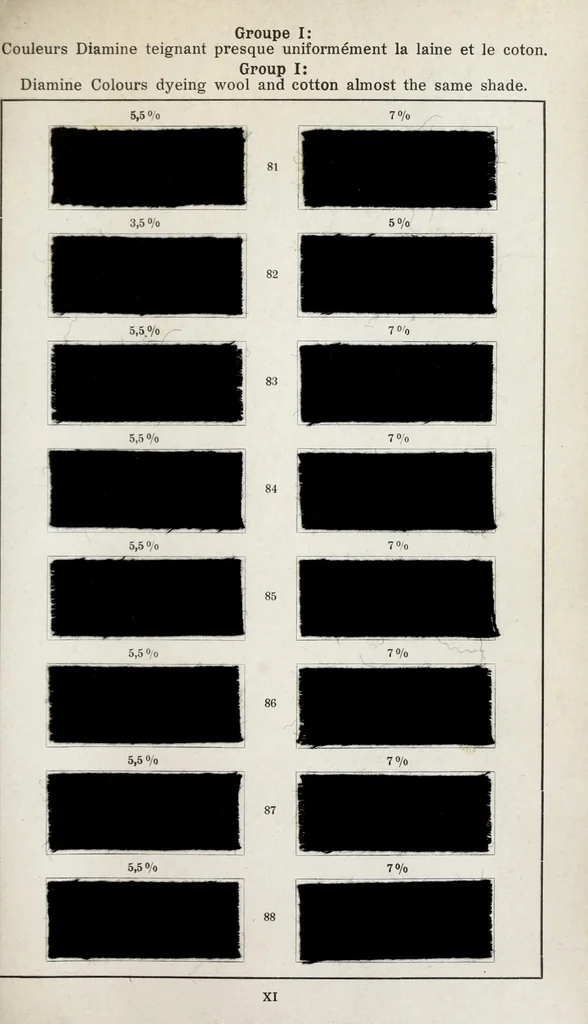 An illustration from Dyestuffs for union dyeing, 1900, leaf 47