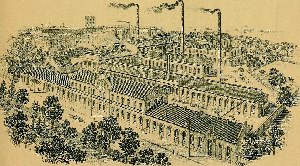 An illustration from The dyestuffs of the Society of Chemical Industry in Basle and their application, 1903, leaf 7