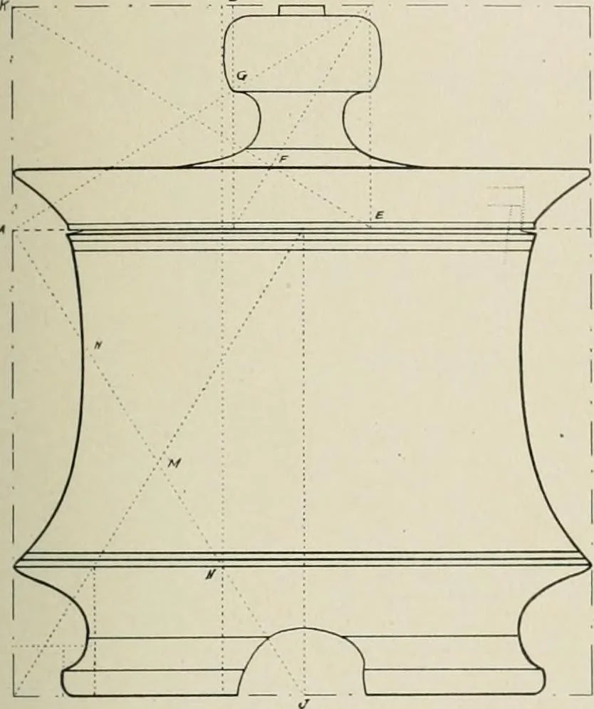 An illustration from Dynamic symmetry: the Greek vase, 1920, leaf 103