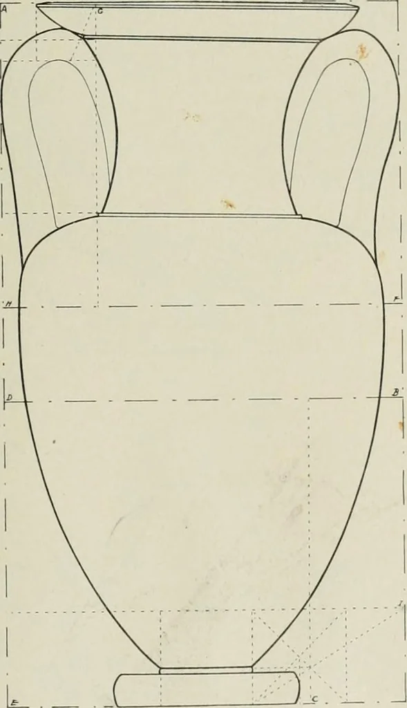 An illustration from Dynamic symmetry: the Greek vase, 1920, leaf 109