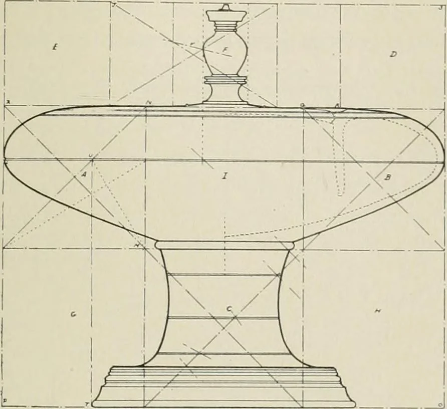An illustration from Dynamic symmetry: the Greek vase, 1920, leaf 117