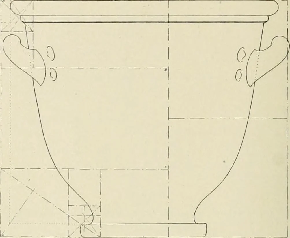An illustration from Dynamic symmetry: the Greek vase, 1920, leaf 124