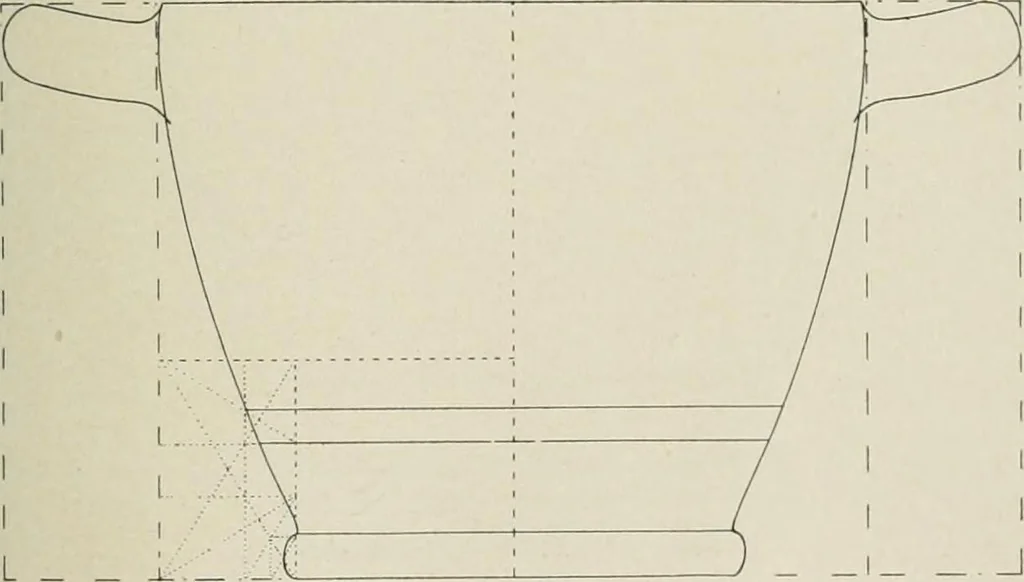 An illustration from Dynamic symmetry: the Greek vase, 1920, leaf 147