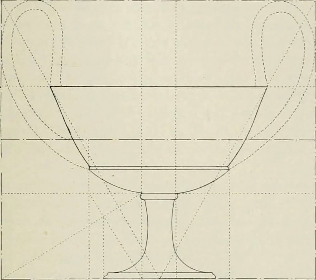An illustration from Dynamic symmetry: the Greek vase, 1920, leaf 91