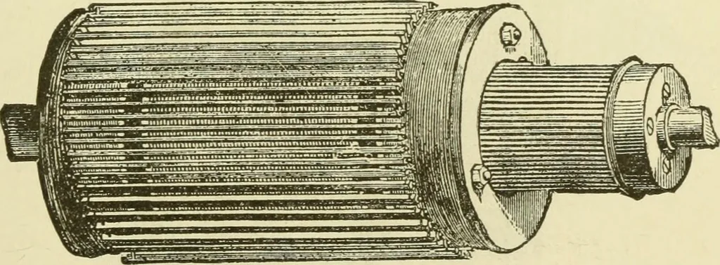 An illustration from Dynamo-electricity: its generation, application, transmission, storage and measurement, 1884, leaf 152