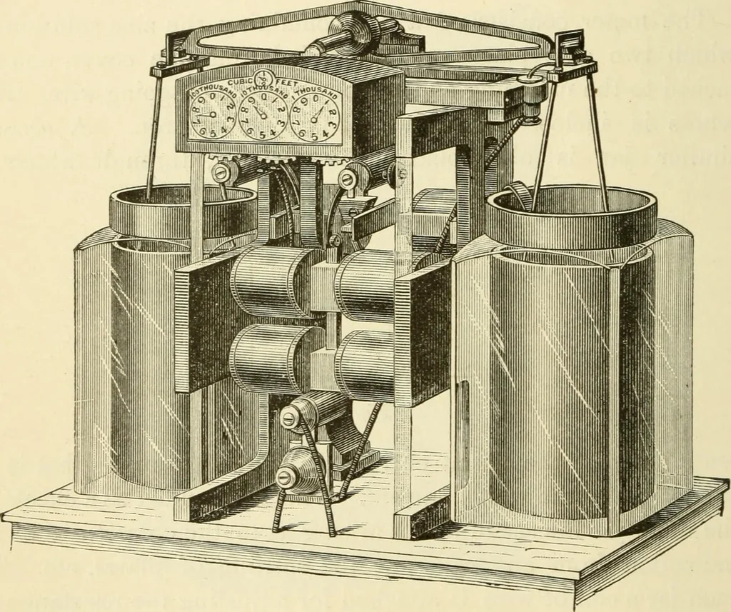 An illustration from Dynamo-electricity: its generation, application, transmission, storage and measurement, 1884, leaf 173
