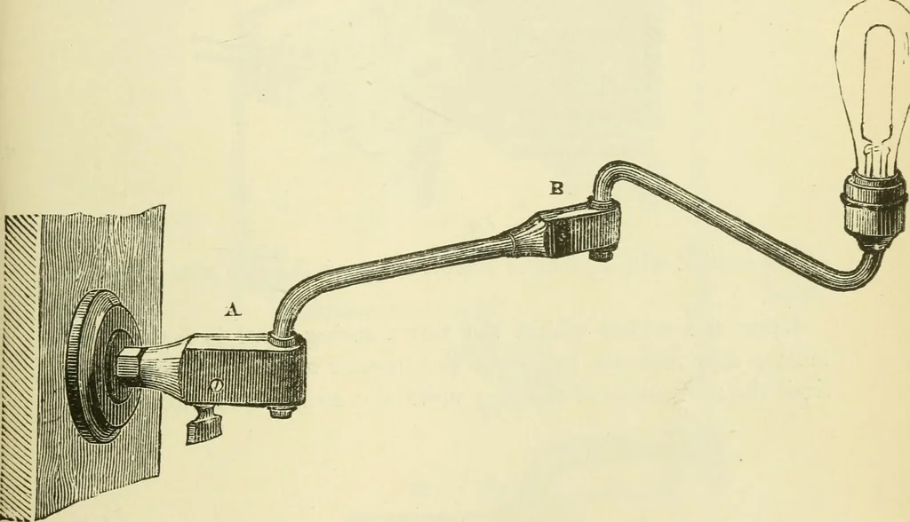 An illustration from Dynamo-electricity: its generation, application, transmission, storage and measurement, 1884, leaf 196