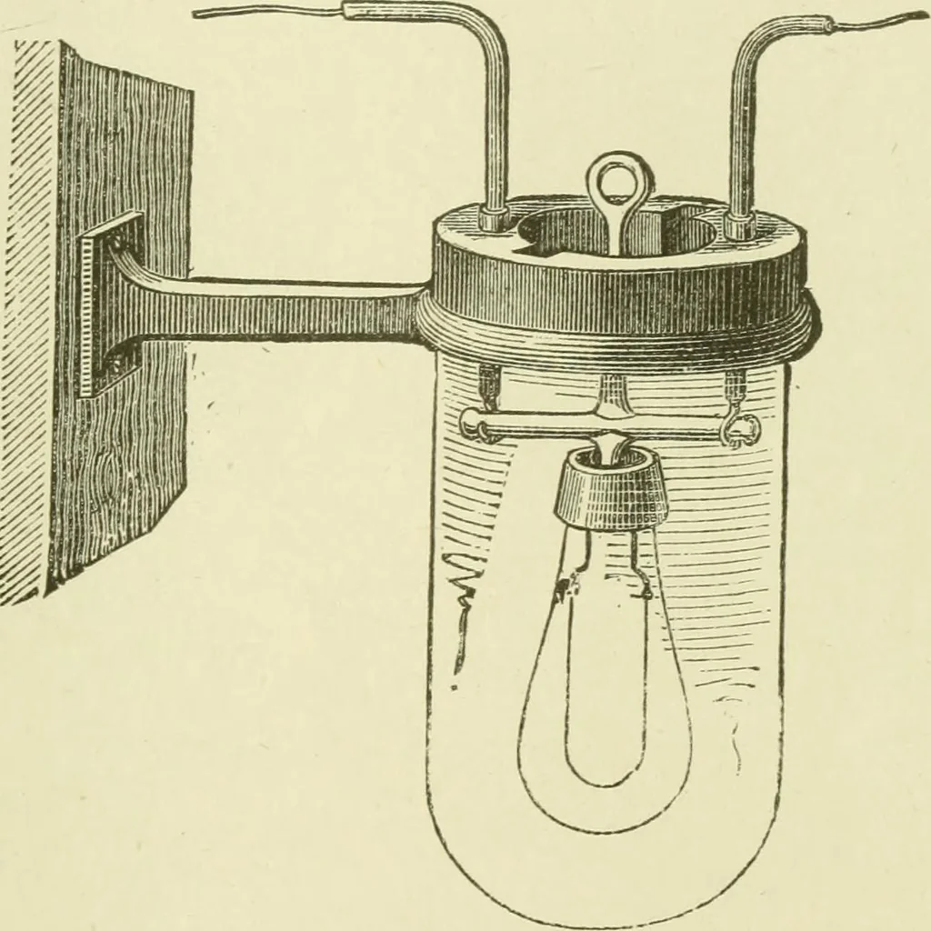An illustration from Dynamo-electricity: its generation, application, transmission, storage and measurement, 1884, leaf 202