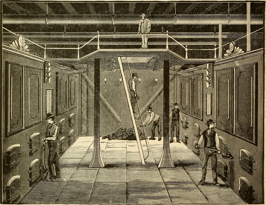 An illustration from Dynamo-electricity: its generation, application, transmission, storage and measurement, 1884, leaf 217