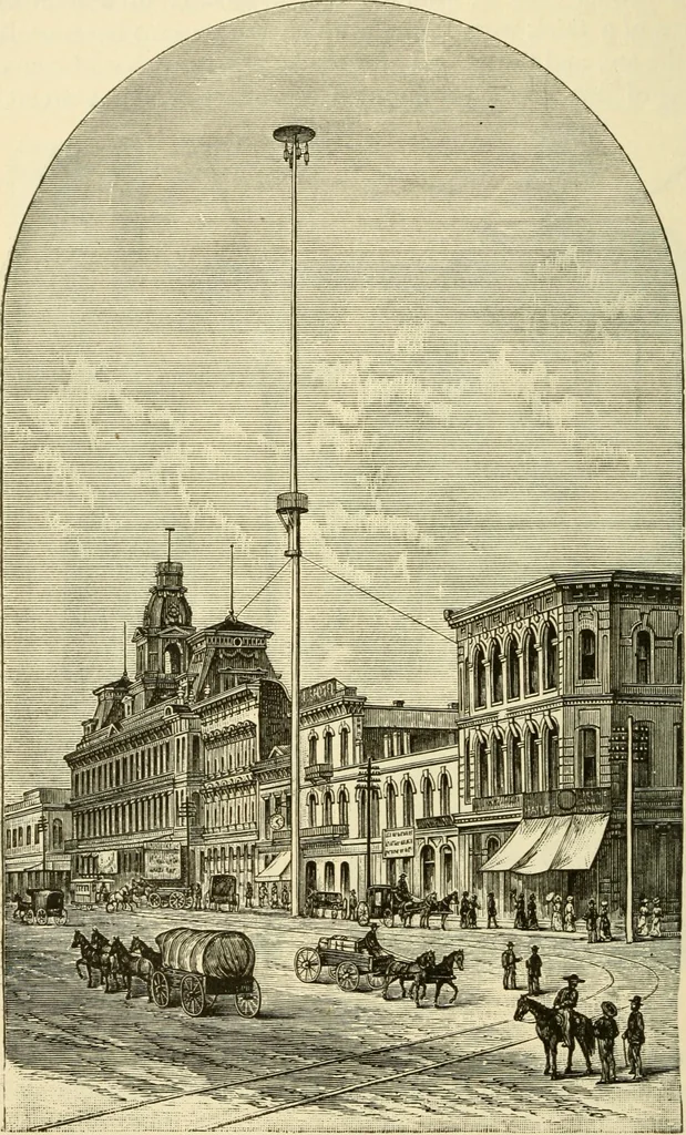 An illustration from Dynamo-electricity: its generation, application, transmission, storage and measurement, 1884, leaf 425