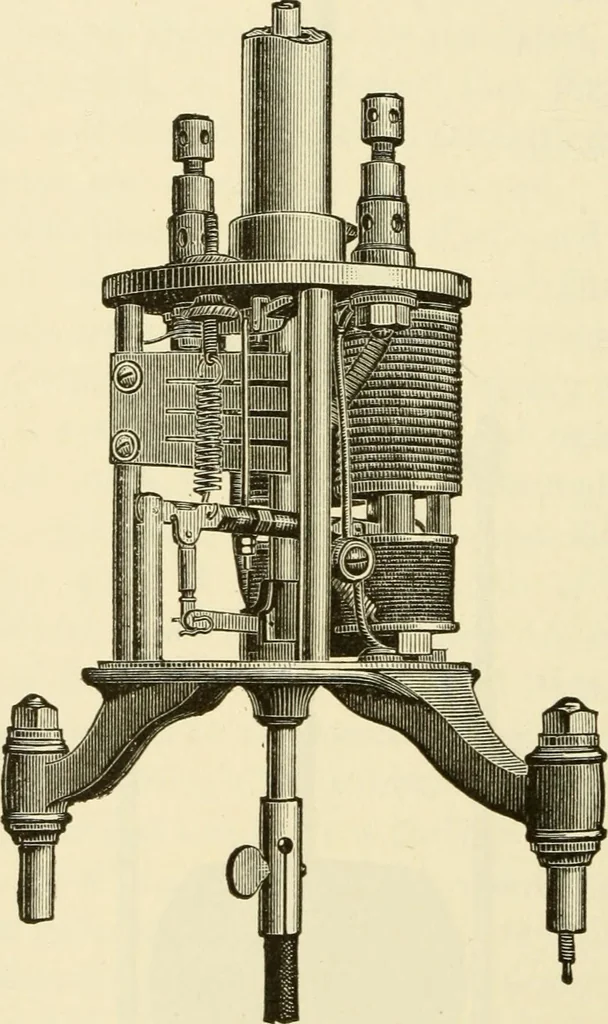 An illustration from Dynamo-electricity: its generation, application, transmission, storage and measurement, 1884, leaf 459