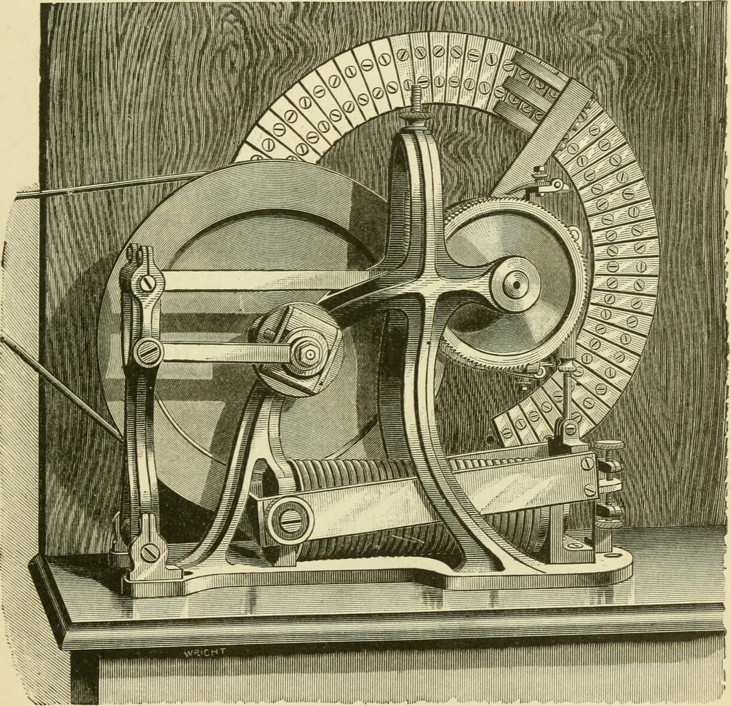 An illustration from Dynamo-electricity: its generation, application, transmission, storage and measurement, 1884, leaf 530