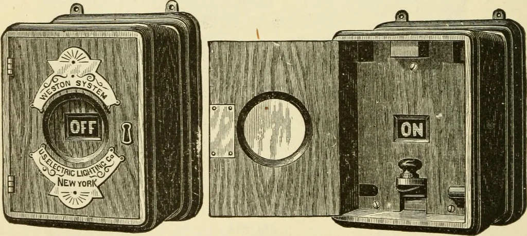 An illustration from Dynamo-electricity: its generation, application, transmission, storage and measurement, 1884, leaf 535