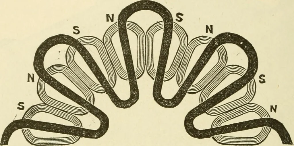 An illustration from Dynamo-electricity: its generation, application, transmission, storage and measurement, 1884, leaf 631