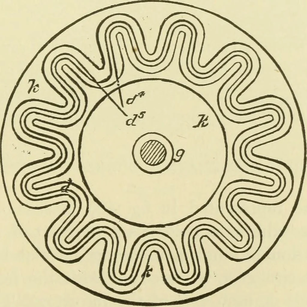 An illustration from Dynamo-electricity: its generation, application, transmission, storage and measurement, 1884, leaf 632