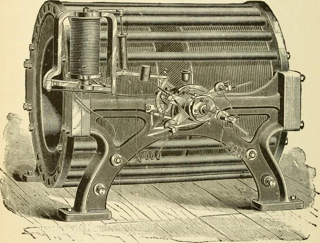 An illustration from Dynamo-electricity: its generation, application, transmission, storage and measurement, 1884, leaf 639