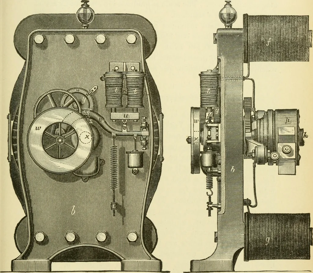 An illustration from Dynamo-electricity: its generation, application, transmission, storage and measurement, 1884, leaf 668
