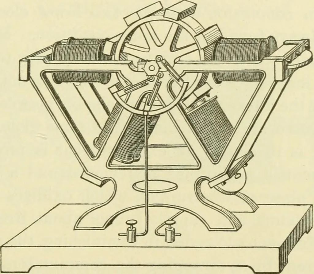 An illustration from Dynamo-electricity: its generation, application, transmission, storage and measurement, 1884, leaf 716