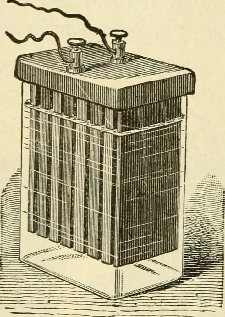 An illustration from Dynamo-electricity: its generation, application, transmission, storage and measurement, 1884, leaf 779
