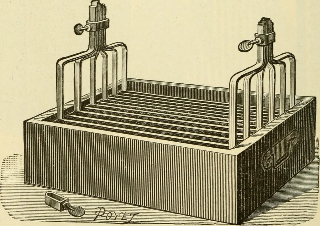 An illustration from Dynamo-electricity: its generation, application, transmission, storage and measurement, 1884, leaf 779