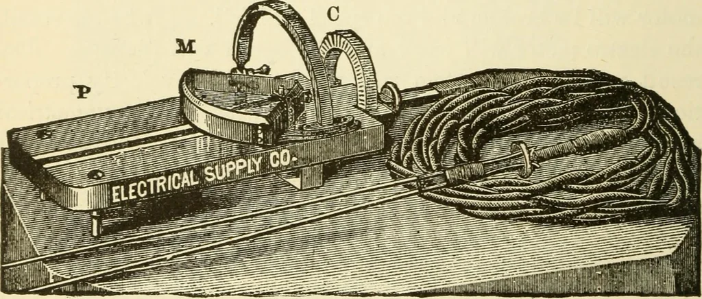 An illustration from Dynamo-electricity: its generation, application, transmission, storage and measurement, 1884, leaf 831