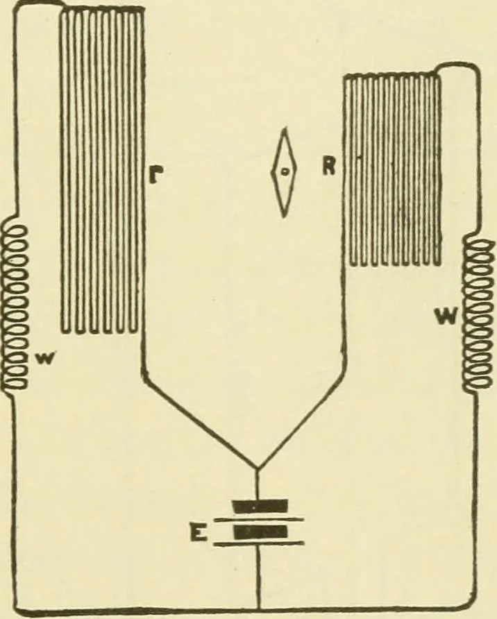 An illustration from Dynamo-electricity: its generation, application, transmission, storage and measurement, 1884, leaf 836