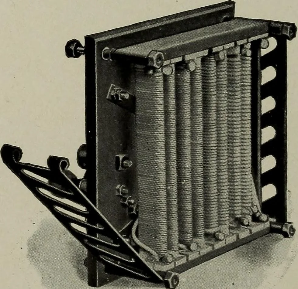 An illustration from Dynamo electric machinery; its design, construction, and operation; direct-current machines, 1915, leaf 180