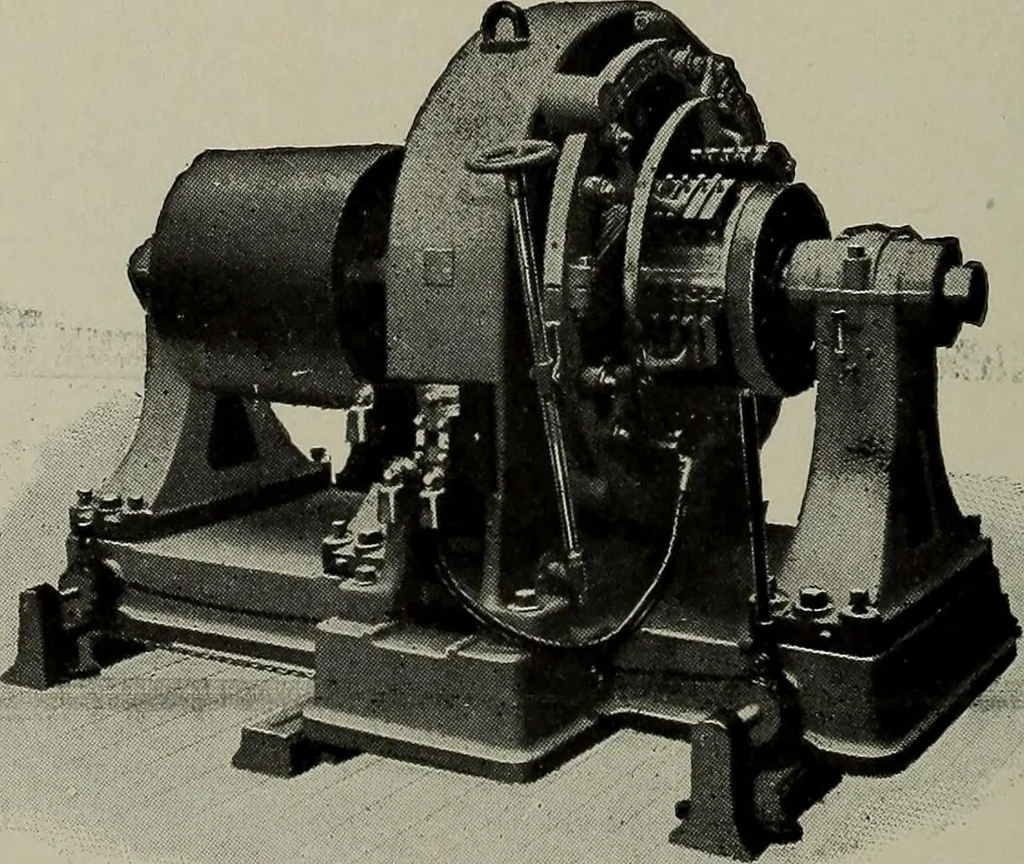 An illustration from Dynamo electric machinery; its design, construction, and operation; direct-current machines, 1915, leaf 188