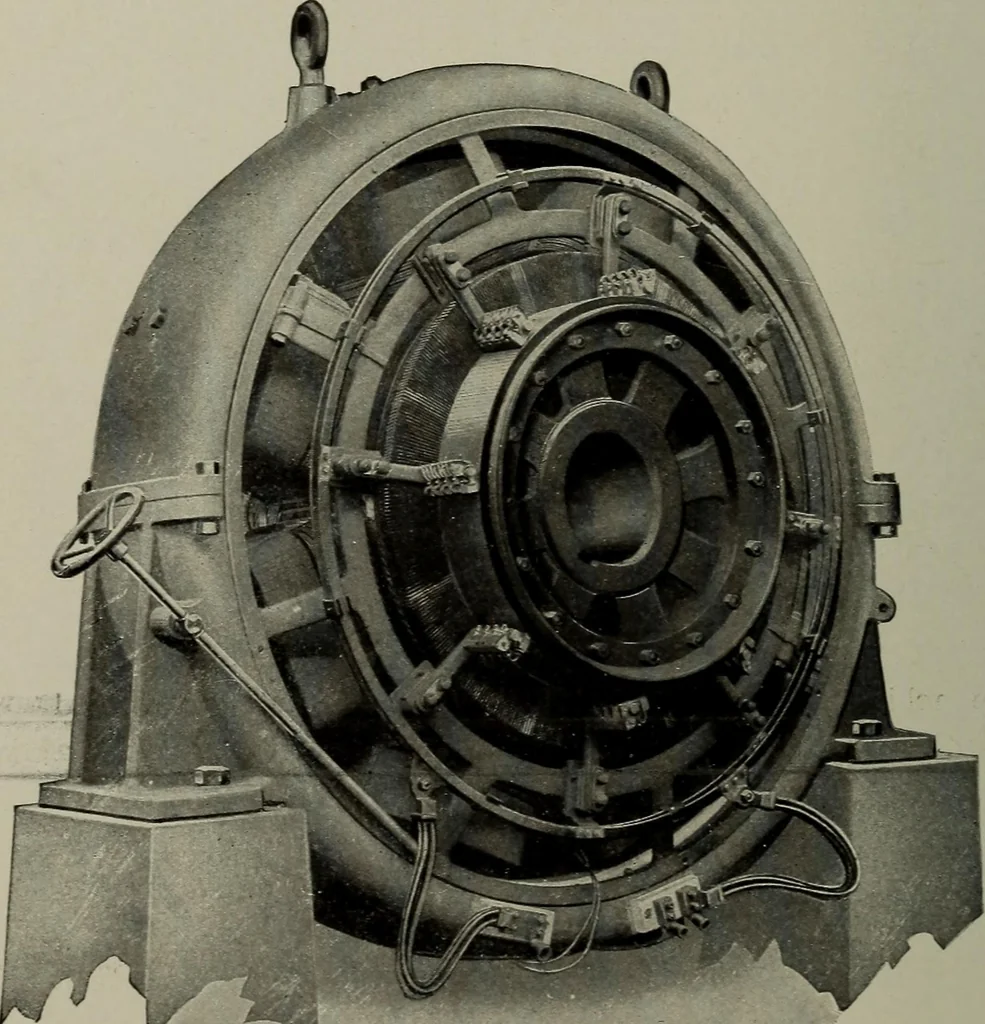 An illustration from Dynamo electric machinery; its design, construction, and operation; direct-current machines, 1915, leaf 190