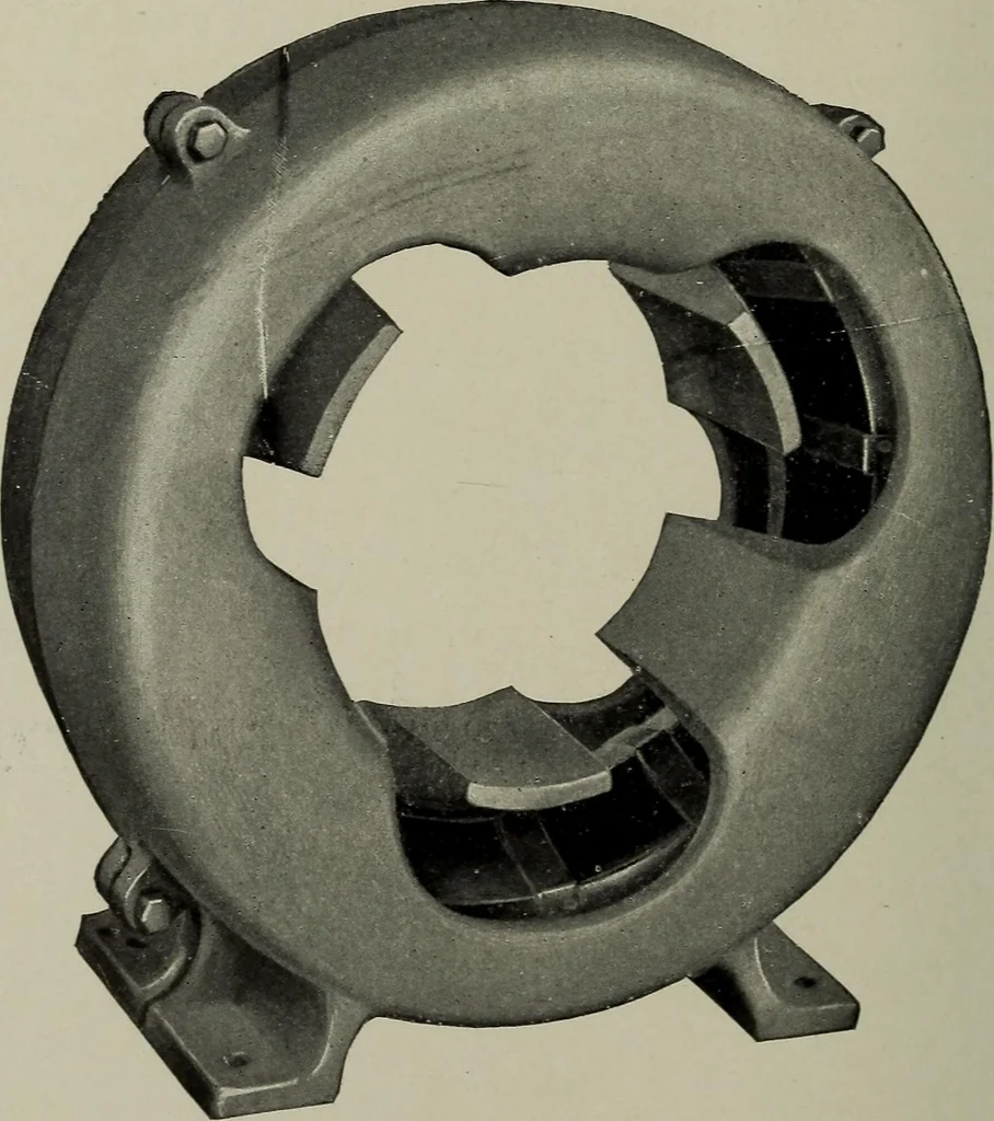 An illustration from Dynamo electric machinery; its design, construction, and operation; direct-current machines, 1915, leaf 192