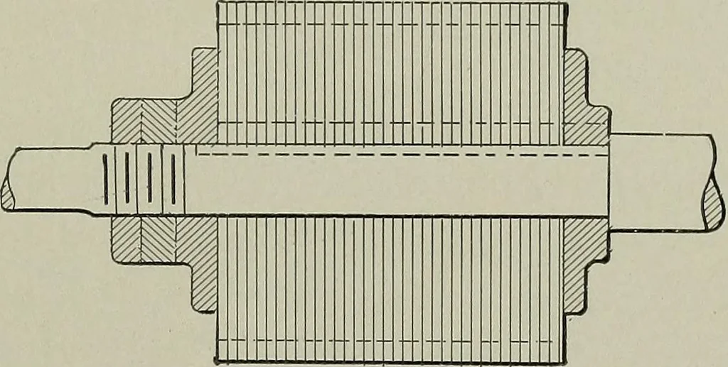 An illustration from Dynamo electric machinery; its design, construction, and operation; direct-current machines, 1915, leaf 81