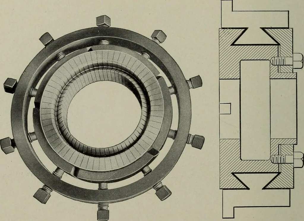 An illustration from Dynamo electric machinery; its design, construction, and operation; direct-current machines, 1915, leaf 90