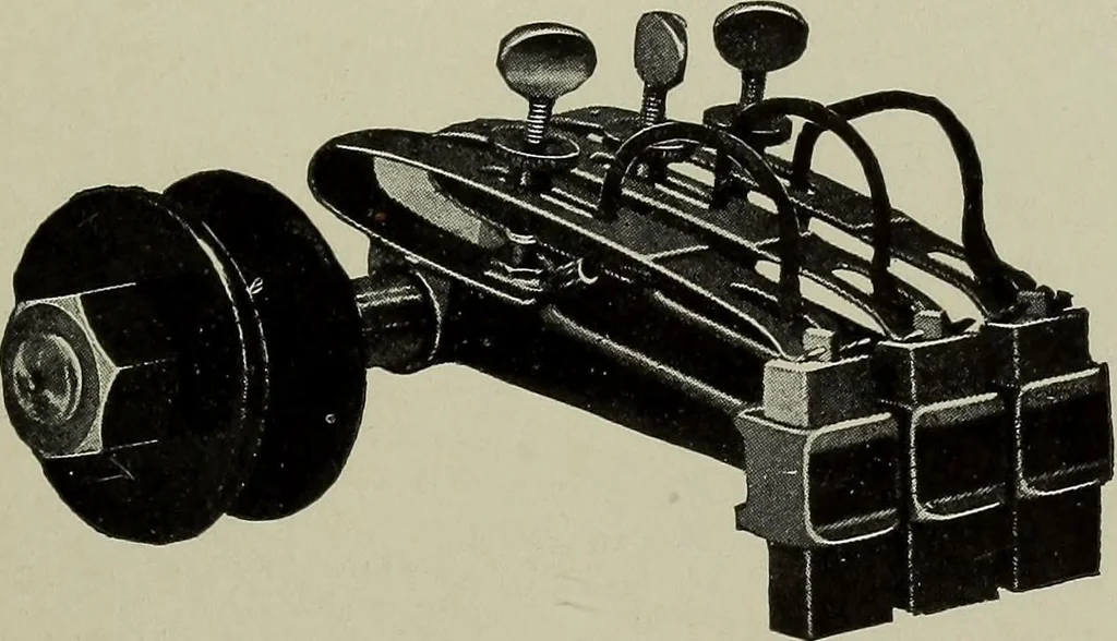 An illustration from Dynamo electric machinery; its design, construction, and operation; direct-current machines, 1915, leaf 95