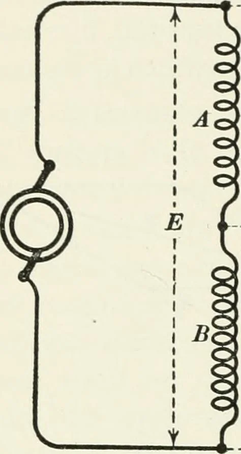 An illustration from Dynamos and motors; a text book for colleges and technical schools, 1911, leaf 209