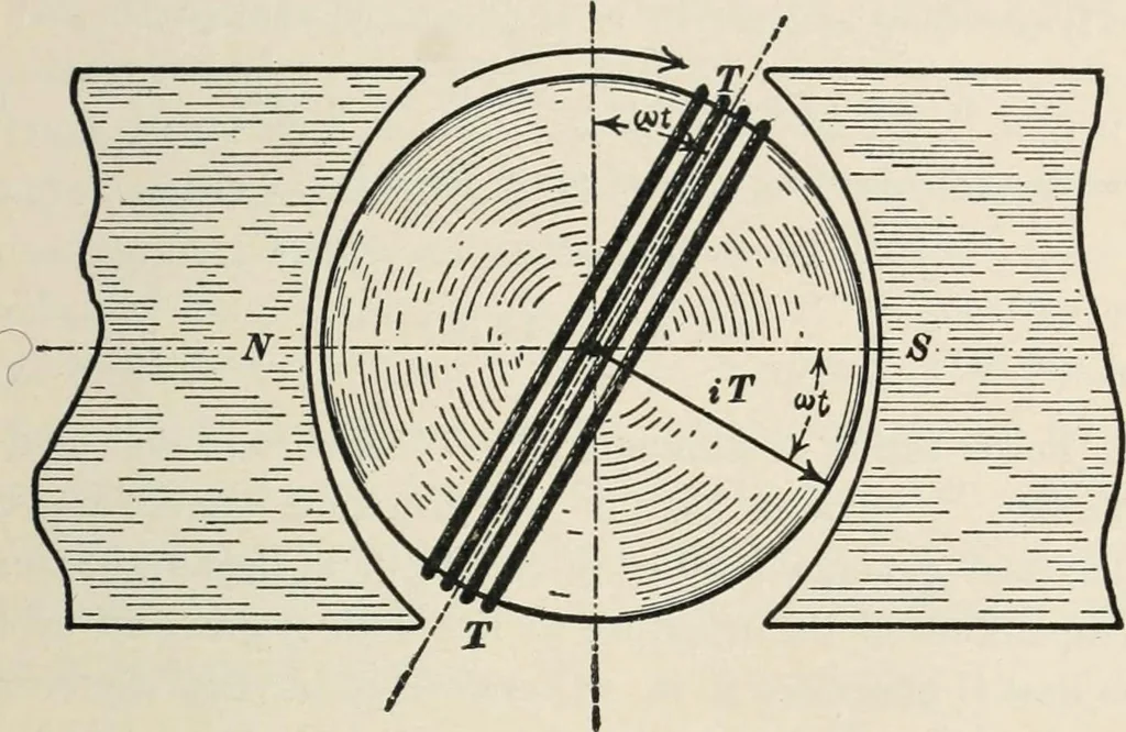 An illustration from Dynamos and motors; a text book for colleges and technical schools, 1911, leaf 268