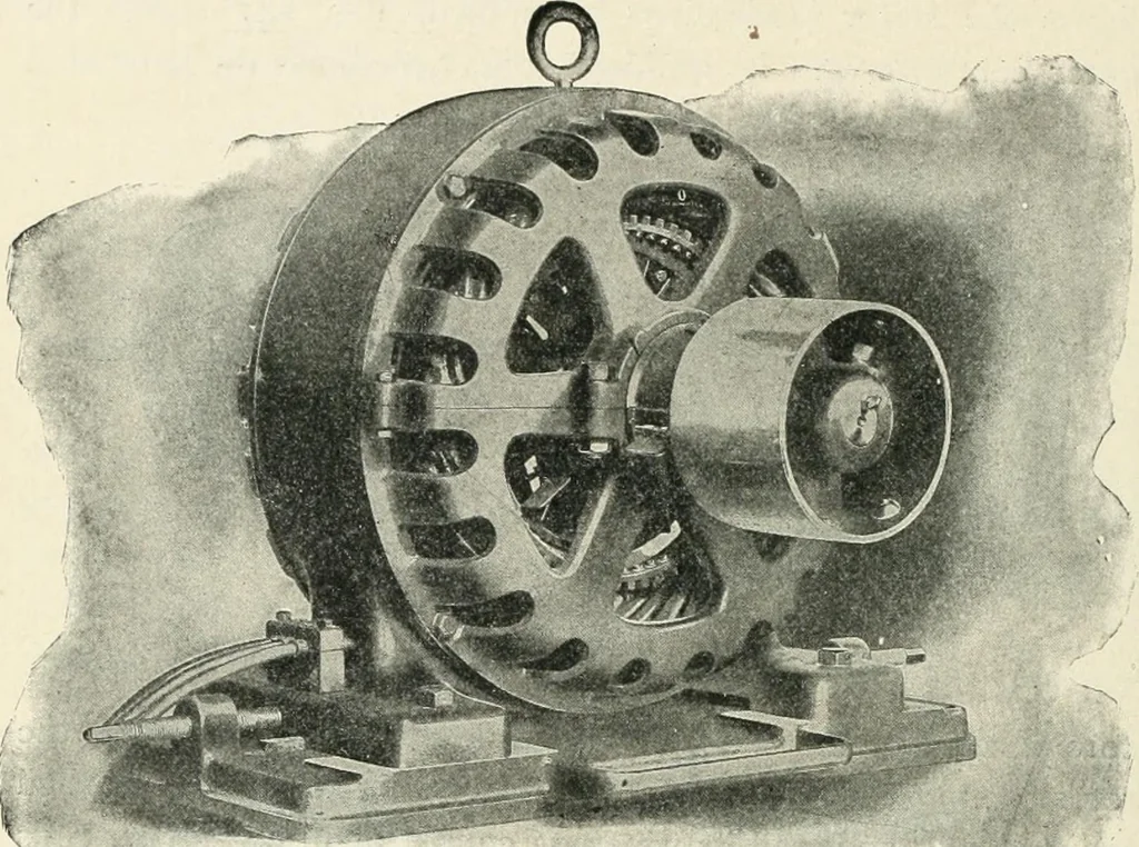An illustration from Dynamos and motors; a text book for colleges and technical schools, 1911, leaf 351