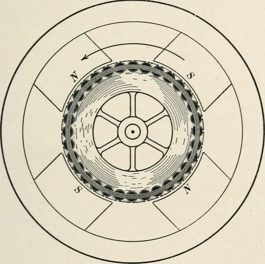 An illustration from Dynamos and motors; a text book for colleges and technical schools, 1911, leaf 354