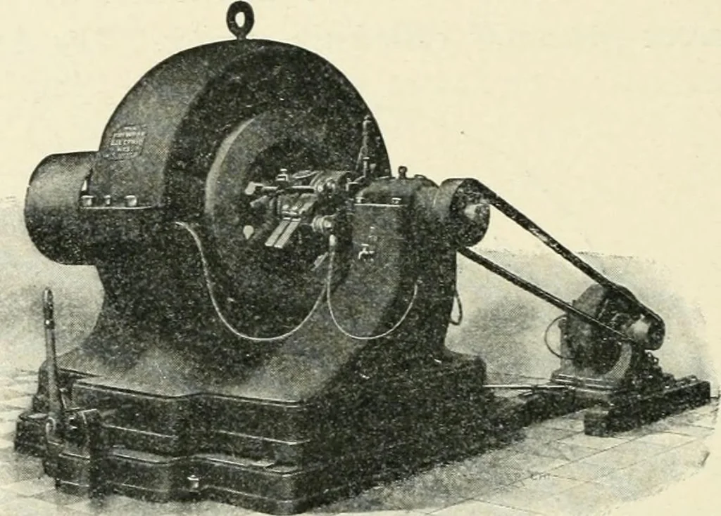 An illustration from Dynamos and motors; a text book for colleges and technical schools, 1911, leaf 53